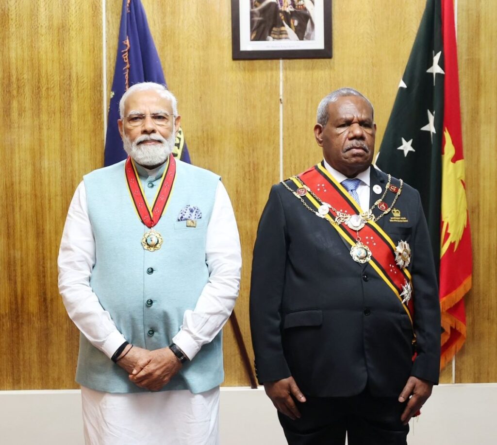 PM Modi Receives Highest Honours from Fiji & Papua New Guinea