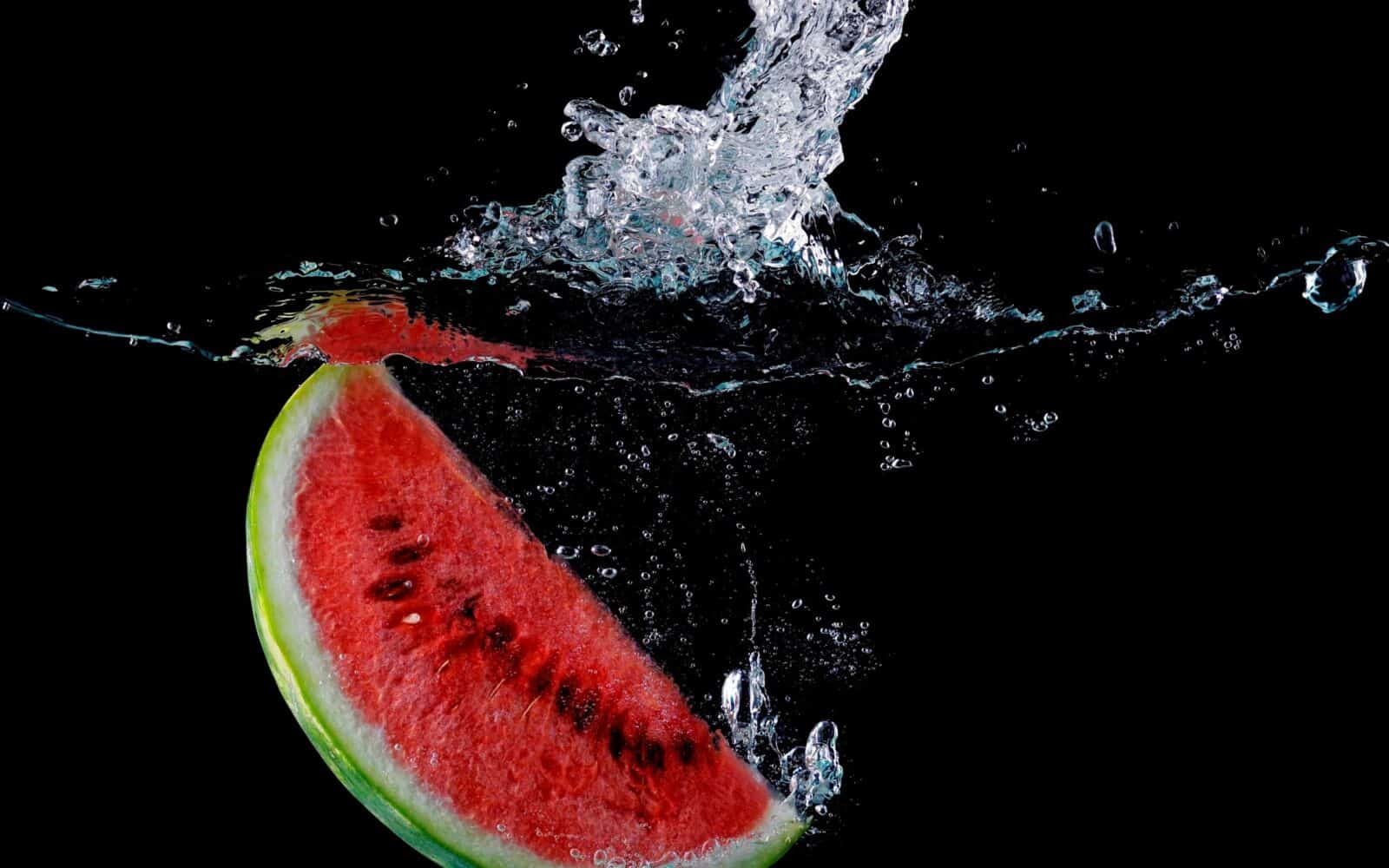 Watermelon in water