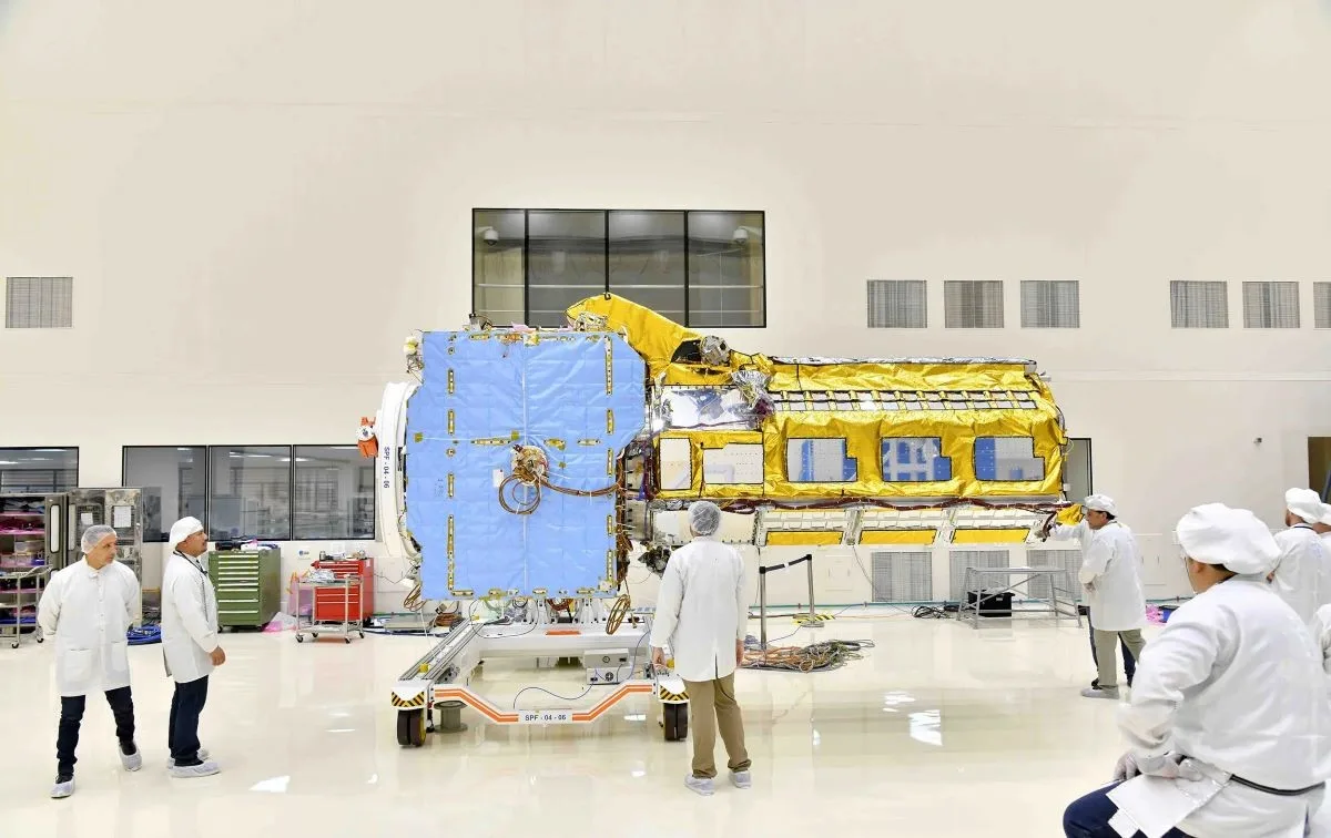 NASA-ISRO Joint Venture Nears Completion of Cutting-Edge Earth Observing Satellite
