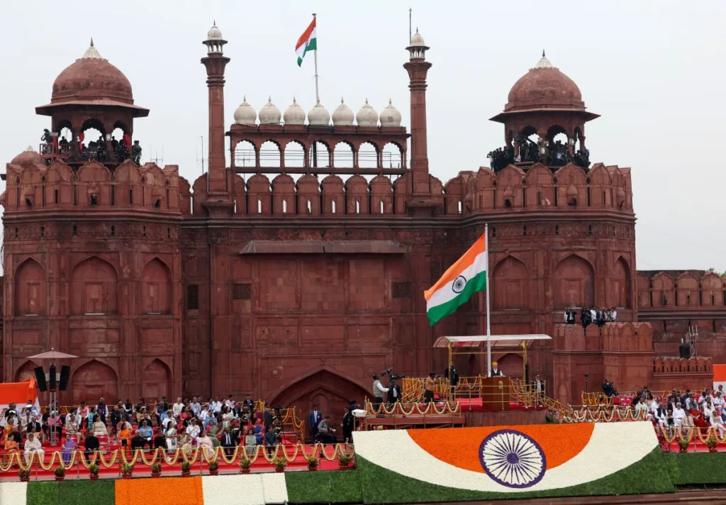 Prime Minister Addressed Nation from Ramparts of Red Fort on 77th Independence Day