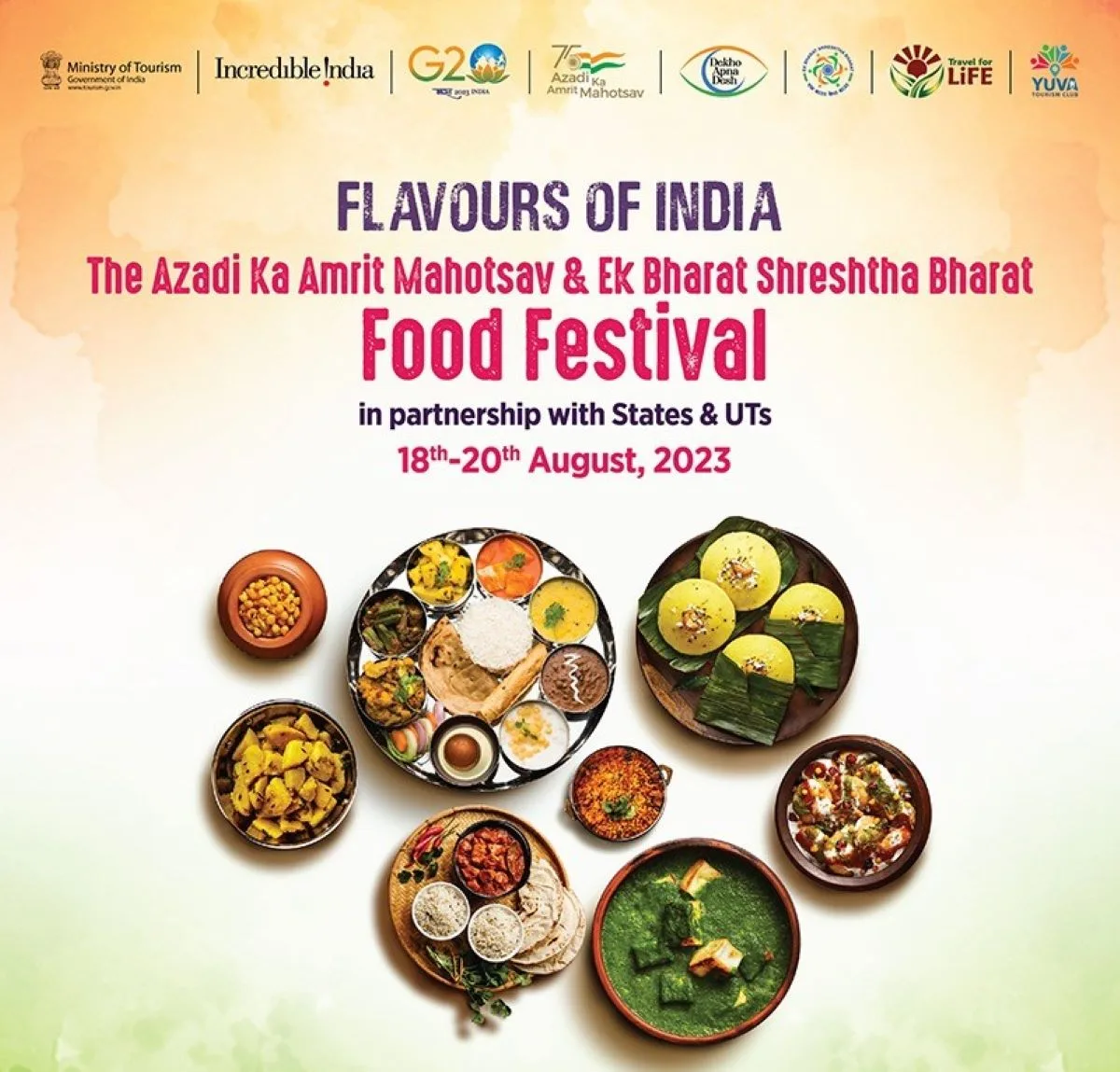 Ministry of Tourism Collaborates with States and UTs to Host Ek Bharat Shrestha Bharat Food Festival