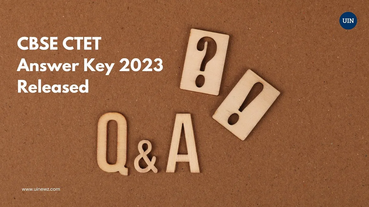 CBSE CTET Answer Key 2023