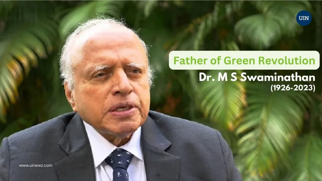 Dr MS Swaminathan