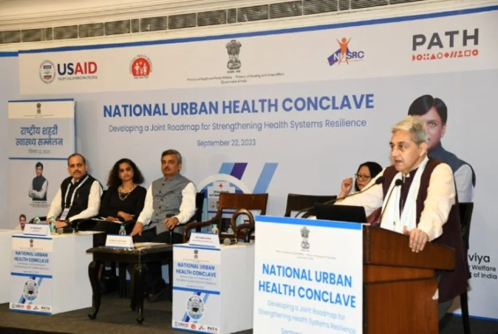 Union Health Secy Presides Over National Urban Health Conclave on ‘Developing a Joint Roadmap for Strengthening Health Systems Resilience’