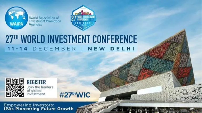 Invest India to Host 27th World Investment Conference in New Delhi