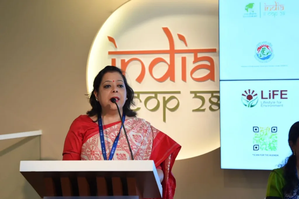 COP28: India Poised to Lead Responsible & Sustainable Growth, Saya Secretary Ms. Leena Nandan