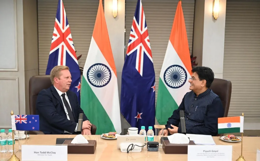 India and New Zealand Strengthen Bilateral Trade Ties in Commerce Meeting