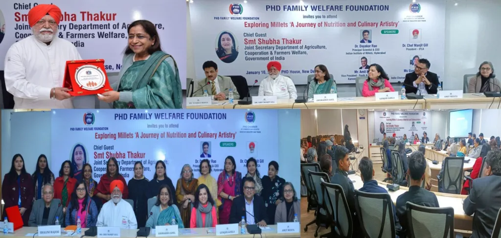 PHD Family Welfare Foundation Shines Spotlight on Millets: A Journey of Nutrition and Culinary Artistry