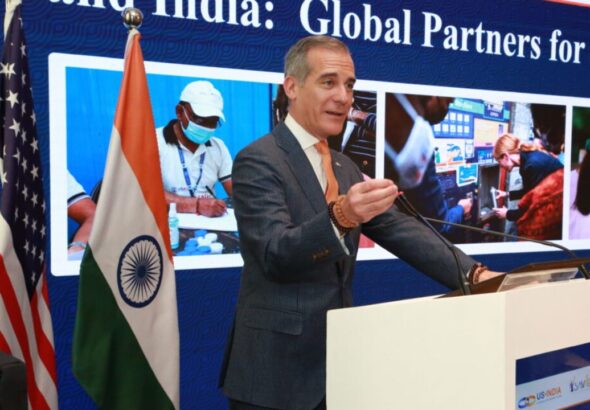 Ambassador Eric Garcetti Highlights U.S.-India Partnership at South Asia Women in Energy Summit