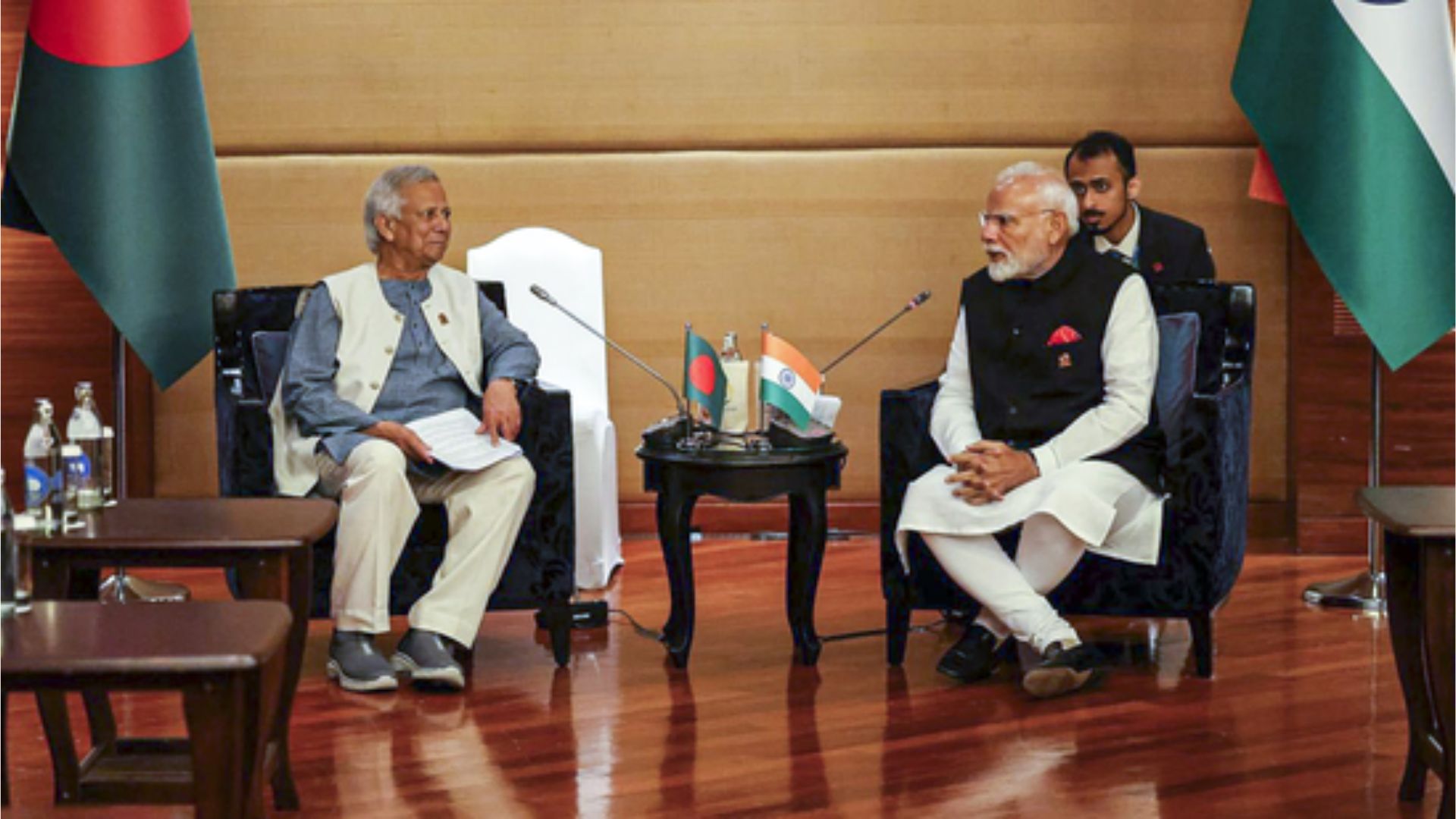 Modi Raises Concerns Over Minority Safety in Bangladesh During Talks with Yunus