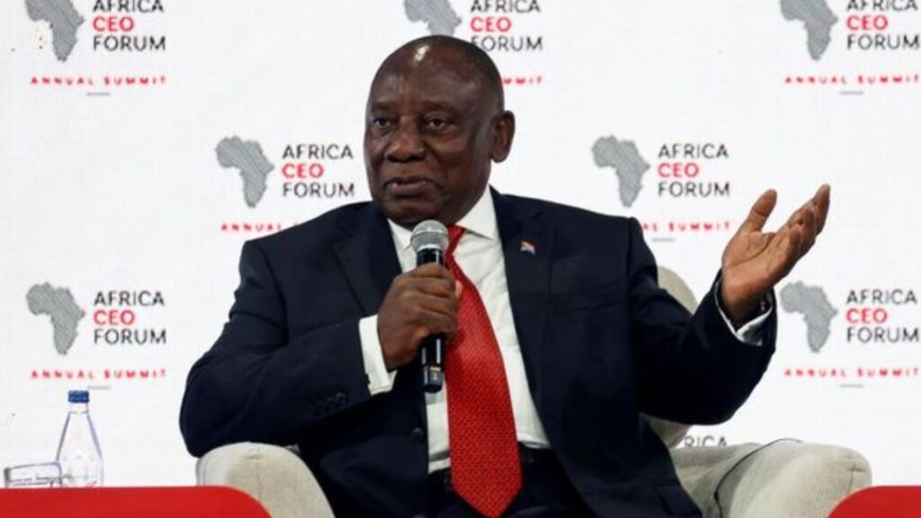 South Africa’s president to visit US next week to meet Trump