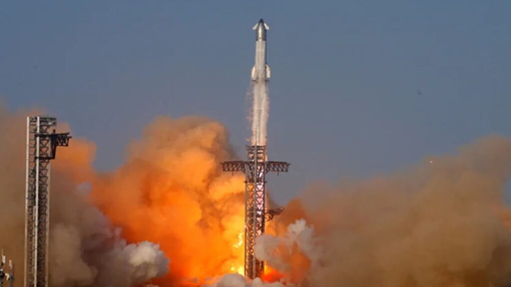 Starship Upper Stage Explodes During Test at SpaceX’s Starbase Facility