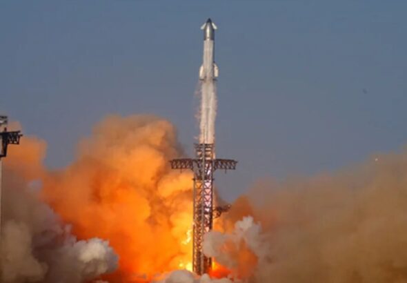 Starship Upper Stage Explodes During Test at SpaceX’s Starbase Facility