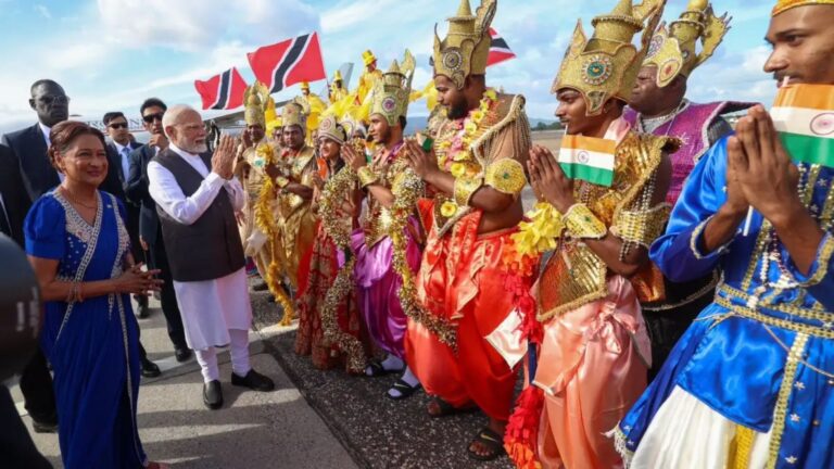 Prime Minister Modi Honoured with Trinidad & Tobago's Highest Award During Historic Diaspora Event