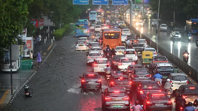 Heavy Rain Batters Delhi-NCR; IMD Issues Red Alert