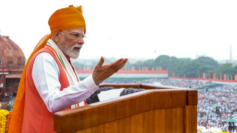 PM Modi Warns Pakistan, Announces ‘Sudarshan Chakra’ Mission in Independence Day Address