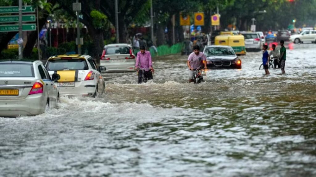 Heavy Rains Bring Delhi-NCR to a Standstill; Flood Alert Issued as Yamuna Swells