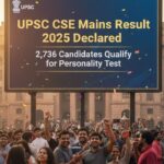 UPSC CSE Mains Result 2025
