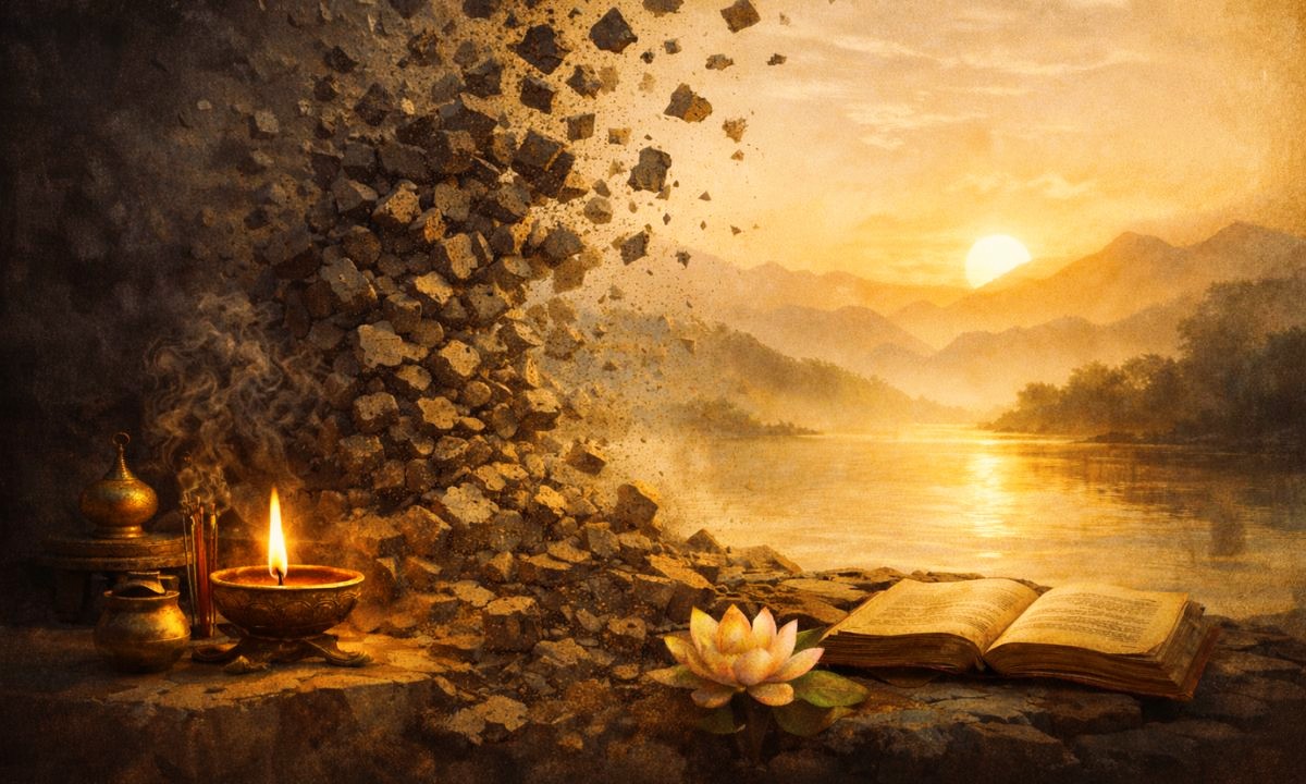 A reflective analysis on the silent collapse within Hinduism as rituals overshadow dharma, urging a return to its philosophical roots before the essence and soul of the tradition fade away.