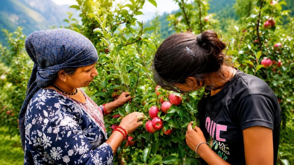 Apple Farming Uttarakhand